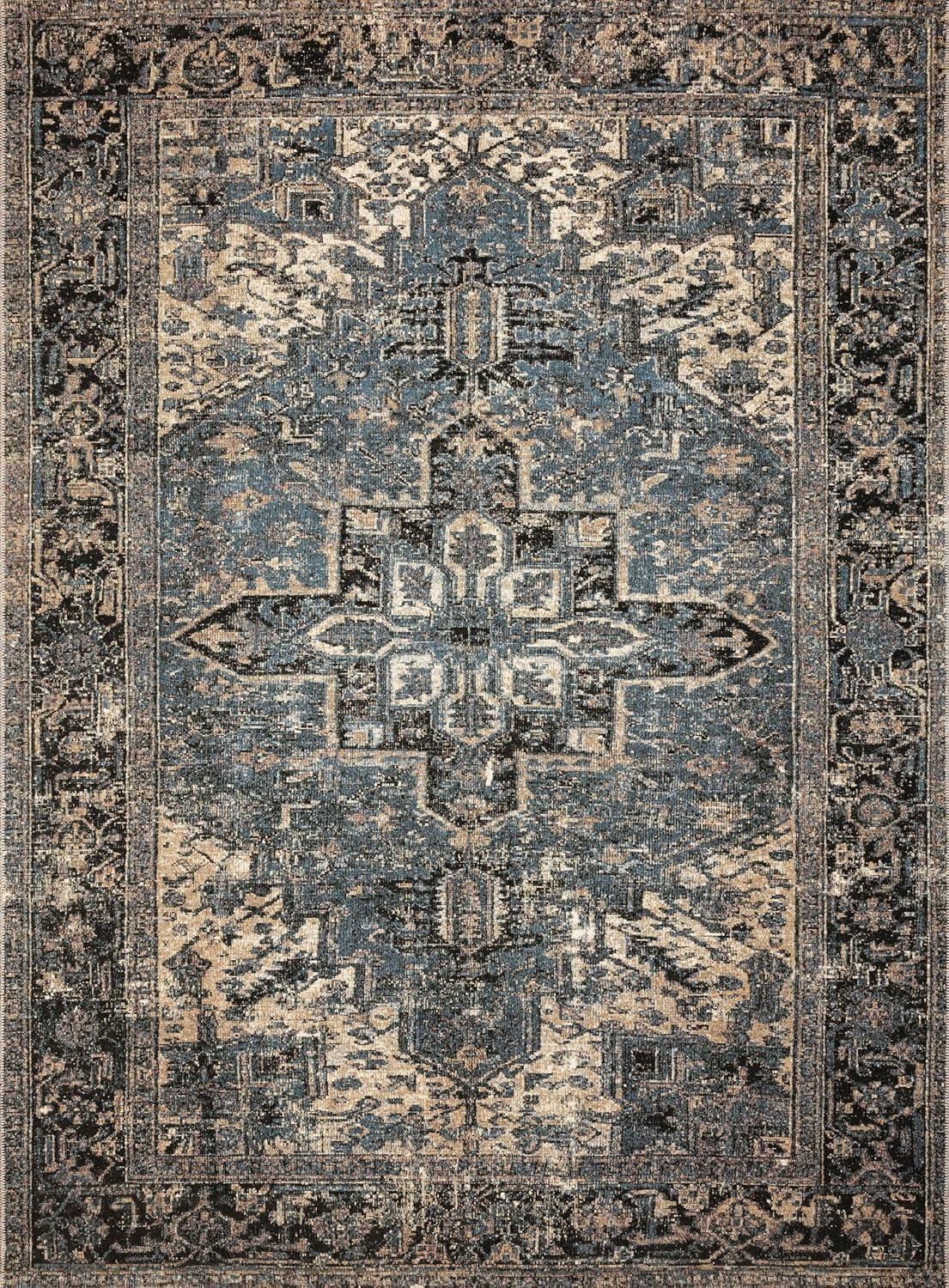 image:imageLoloi Sebastian RedMulti 25 x 4 Accent RugOcean Midnight