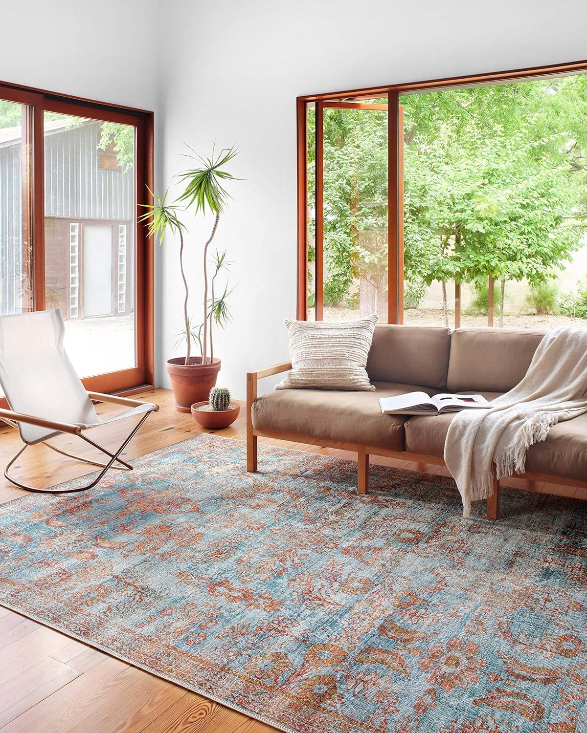 image:imageLoloi Sebastian RedMulti 25 x 4 Accent RugOcean Spice
