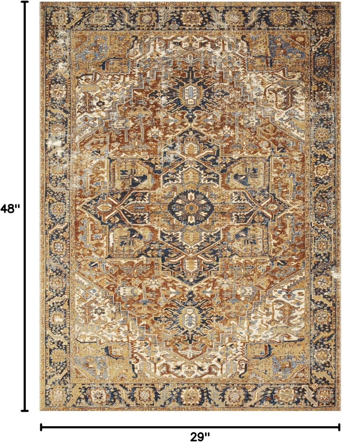 image:imageLoloi Sebastian RedMulti 25 x 4 Accent RugRed Navy