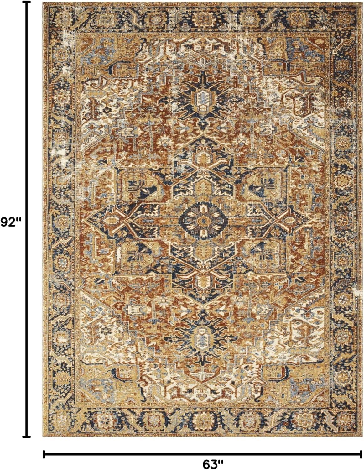image:imageLoloi Sebastian RedMulti 25 x 4 Accent RugRed Navy