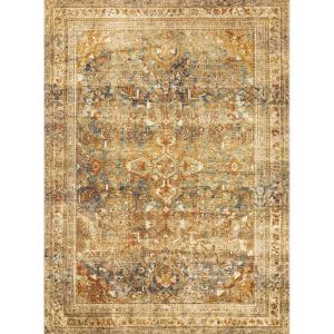 Loloi Sebastian Red/Multi 2′-5″ x 4′ Accent Rug(Lagoon / Spice)