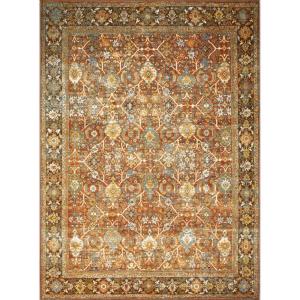 Loloi Sebastian Red/Multi 2′-5″ x 4′ Accent Rug(Red / Multi)