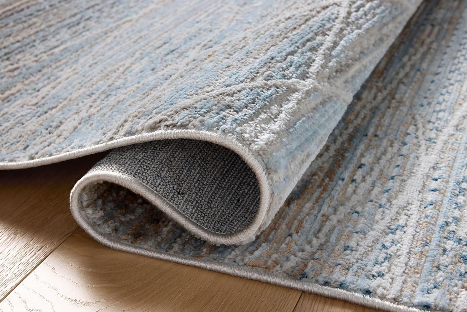 image:imageLoloi Townes Collection TOW08 GreyDenim 710 x 10 Area RugNatural Sky