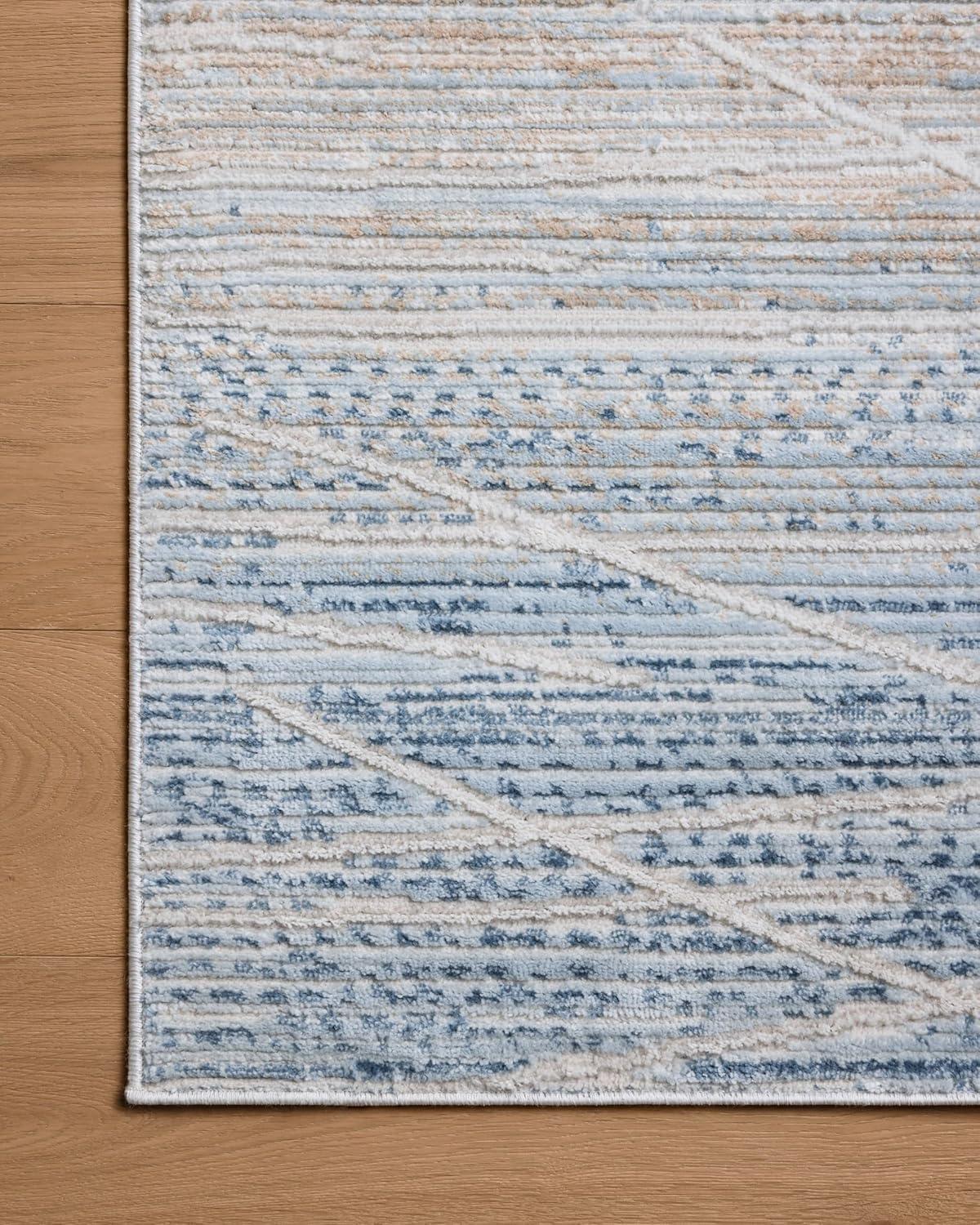 image:imageLoloi Townes Collection TOW08 GreyDenim 710 x 10 Area RugNatural Sky