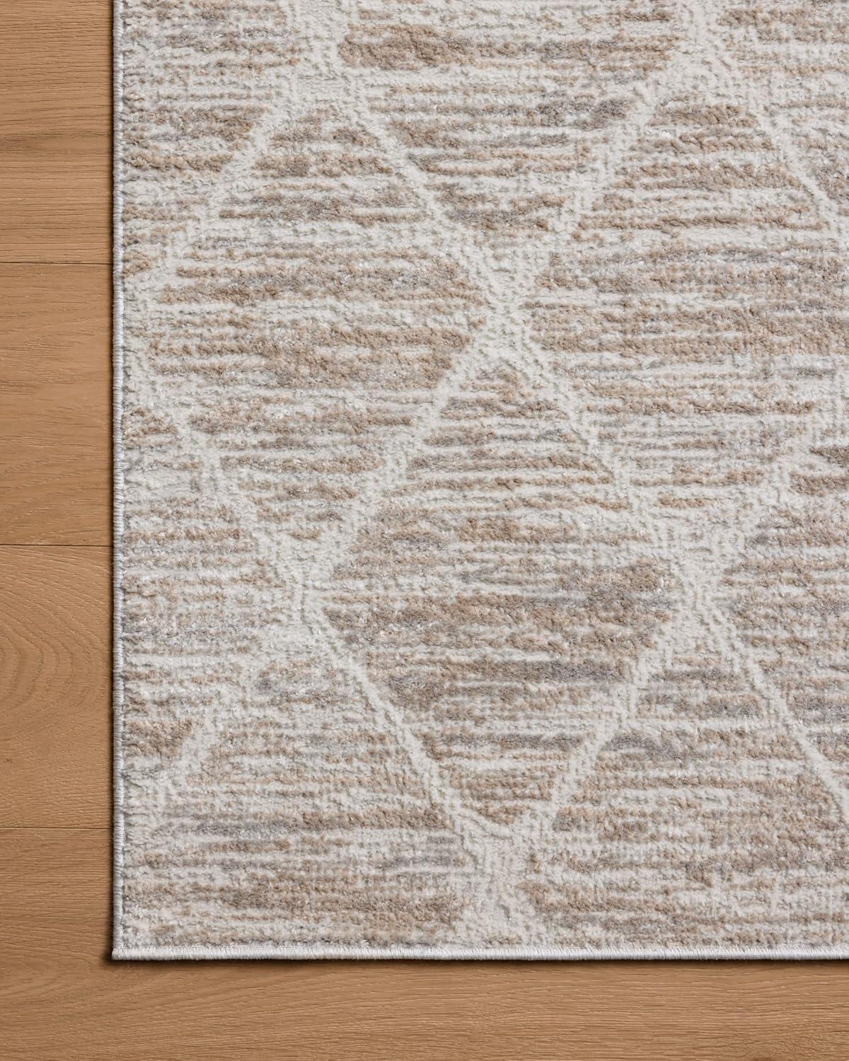 image:imageLoloi Townes Collection TOW08 GreyDenim 710 x 10 Area RugPebble Beige