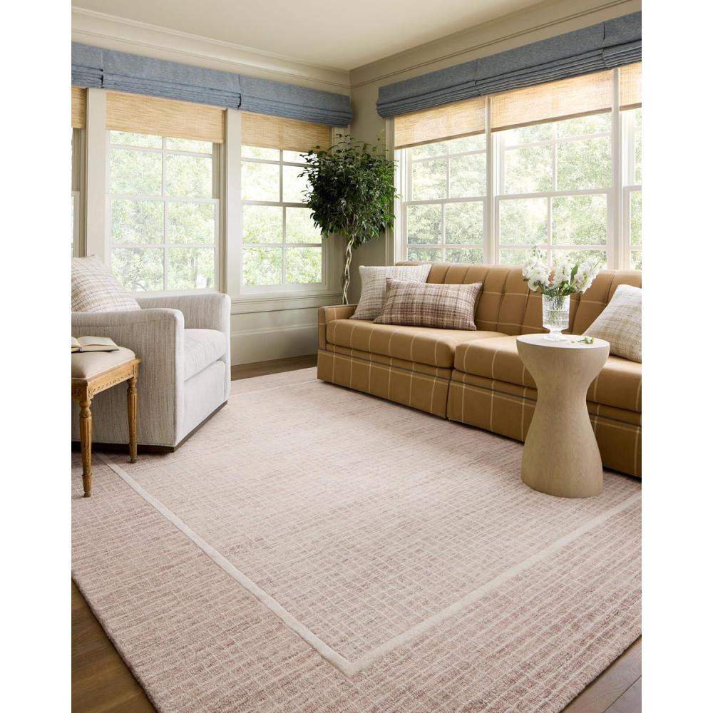 image:imageLoloi Chris Loves Julia Briggs Collection Wheat amp Ivory 93 x 13 Area Rug  Minimal Gritted Design Area Rugs for Living Room Bedroom Entryway amp Hallway No Shed High Traffic Home Decor RugBlush  Ivory