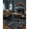 image:imageLoloi Rifle Paper Co Canopy Collection CNP05 Charcoal 23 x 39 Accent Rug
