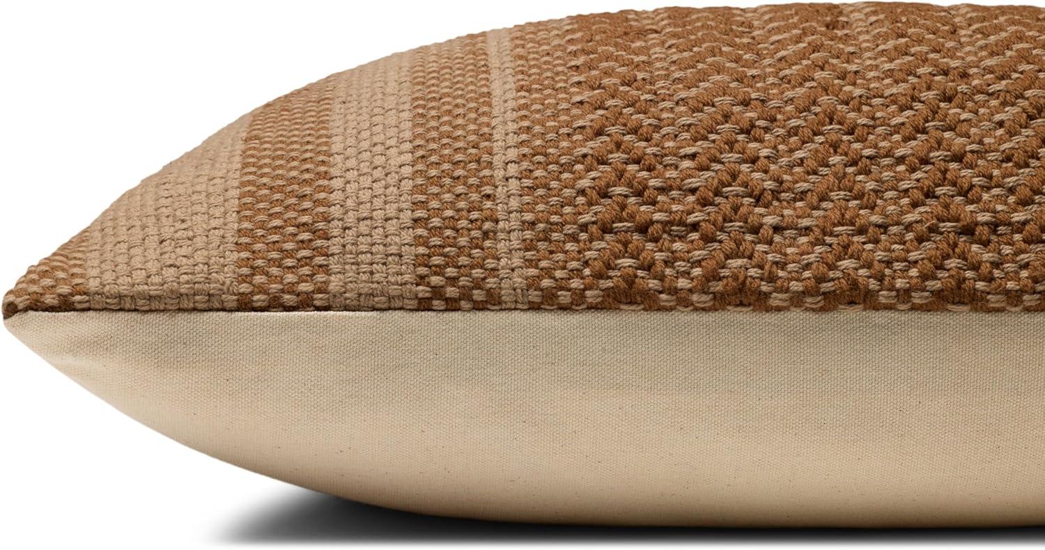 image:imageLoloi Amber Lewis Blair Collection PAL0058 Beige 22 x 22 Cover Only PillowBrown