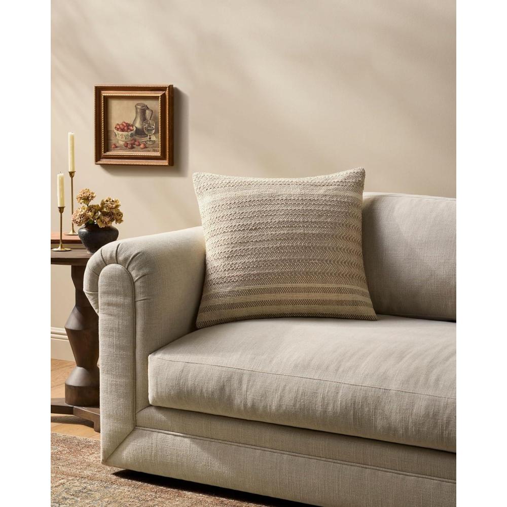 image:imageLoloi Amber Lewis Blair Collection PAL0058 Beige 22 x 22 Cover Only PillowBeige