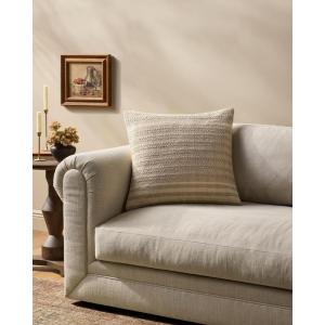 Loloi Amber Lewis Blair Collection PAL0058 Beige 22” x 22” Cover Only Pillow(Beige)