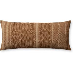 Loloi Amber Lewis Blair Collection PAL0058 Beige 22” x 22” Cover Only Pillow(Brown)