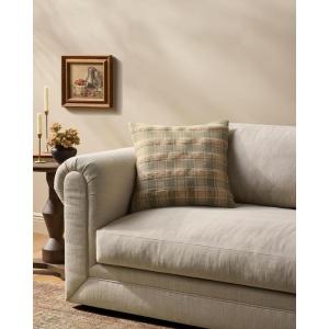 Loloi Amber Lewis Golden Collection PAL0062 Natural/Multi 22” x 22” Cover Only Pillow(Olive / Multi)