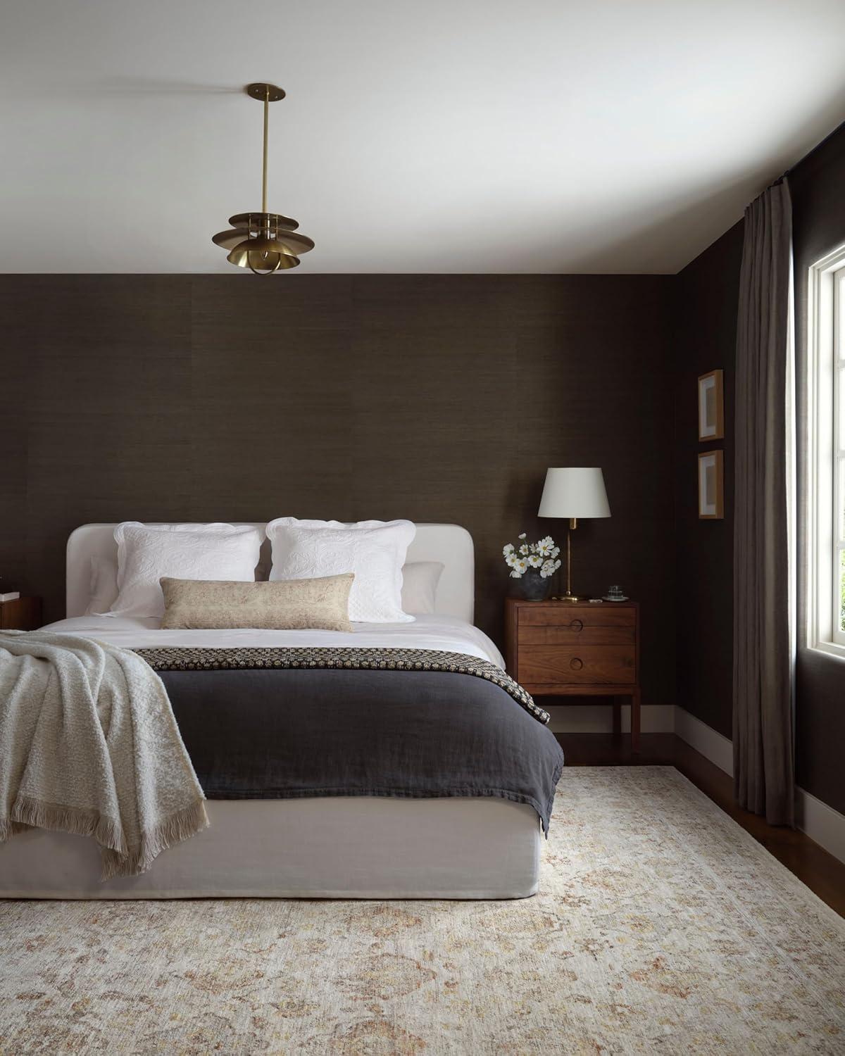 image:imageLoloi Amber Lewis Honora Collection HON02 SlateBeige 116 x 156 Area RugBeige Spice