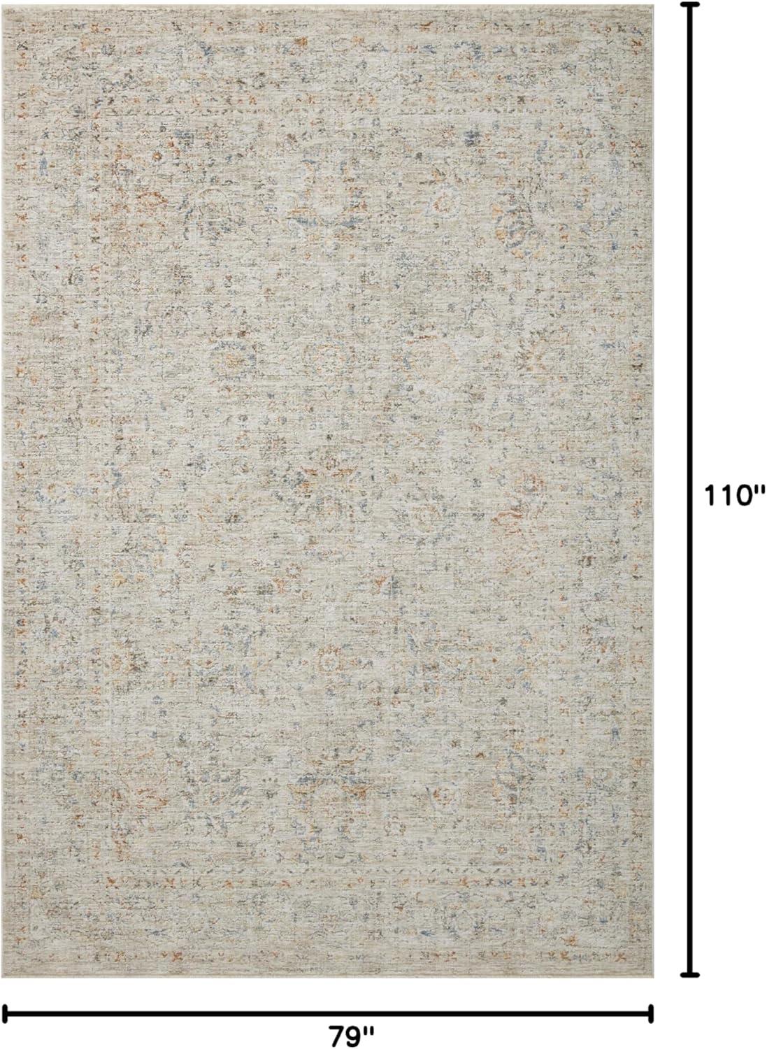 image:imageLoloi Amber Lewis Honora Collection HON02 SlateBeige 116 x 156 Area RugBone Multi