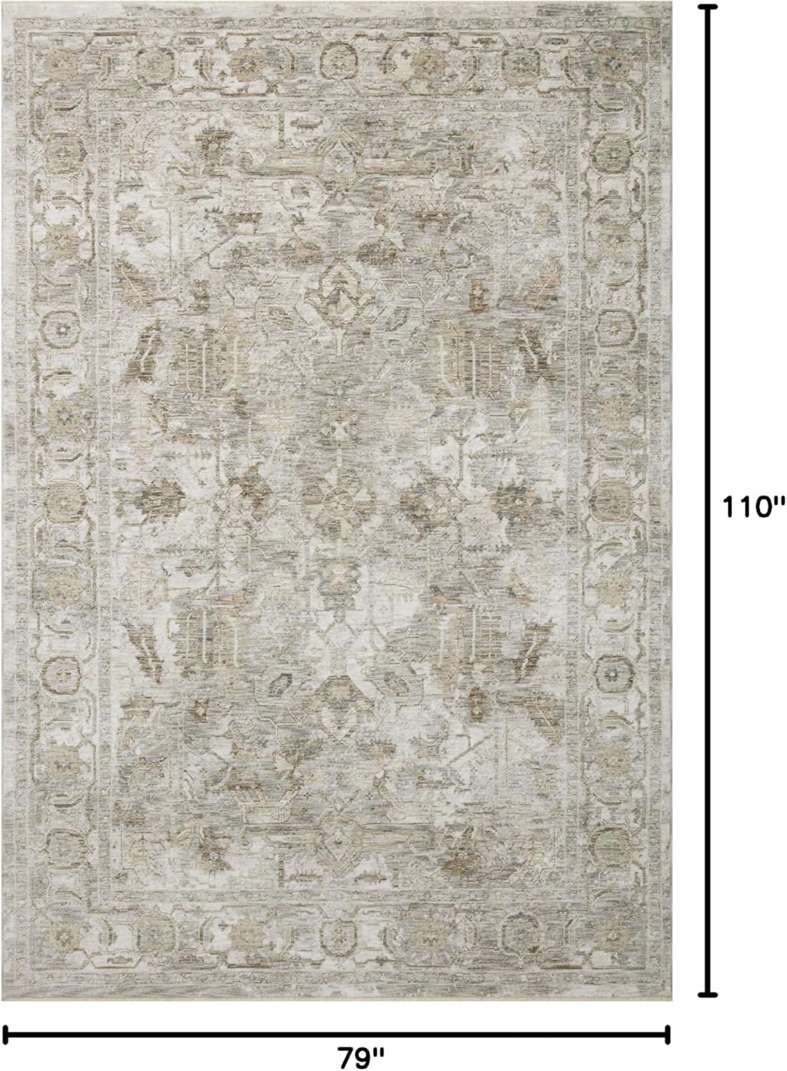 image:imageLoloi Amber Lewis Honora Collection HON02 SlateBeige 116 x 156 Area RugGrey Taupe