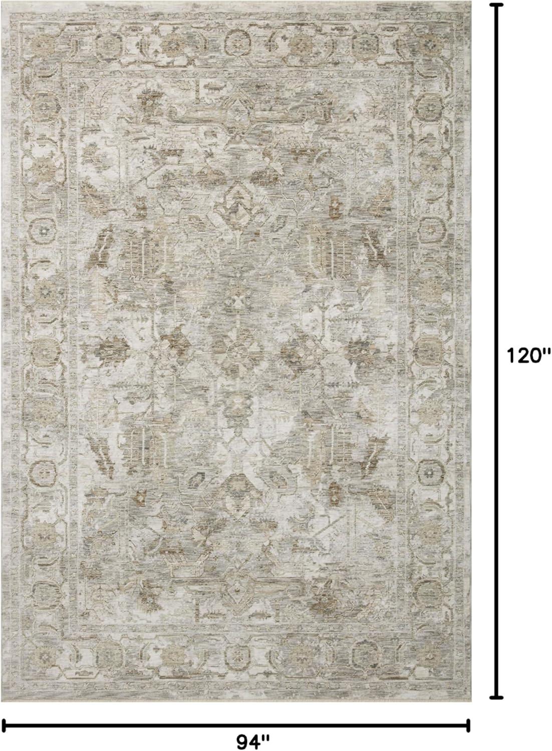 image:imageLoloi Amber Lewis Honora Collection HON02 SlateBeige 116 x 156 Area RugGrey Taupe
