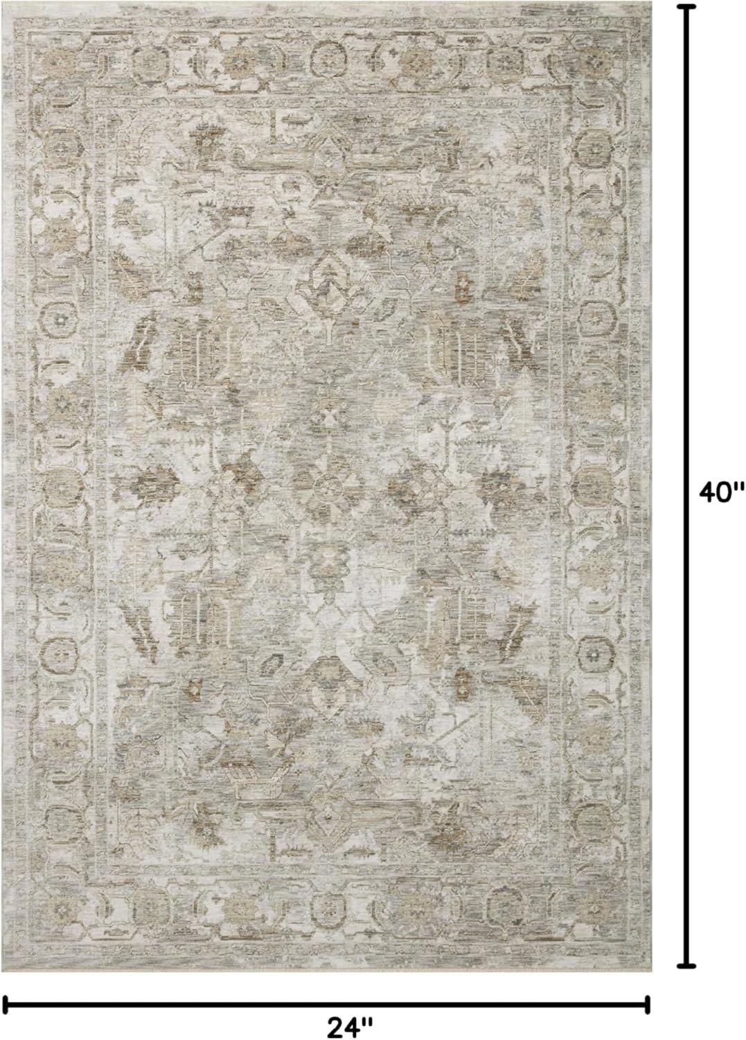 image:imageLoloi Amber Lewis Honora Collection HON02 SlateBeige 116 x 156 Area RugGrey Taupe