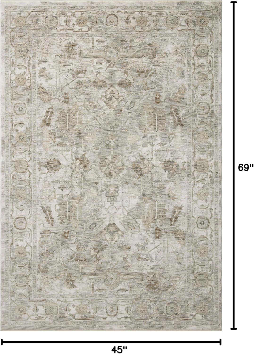 image:imageLoloi Amber Lewis Honora Collection HON02 SlateBeige 116 x 156 Area RugGrey Taupe