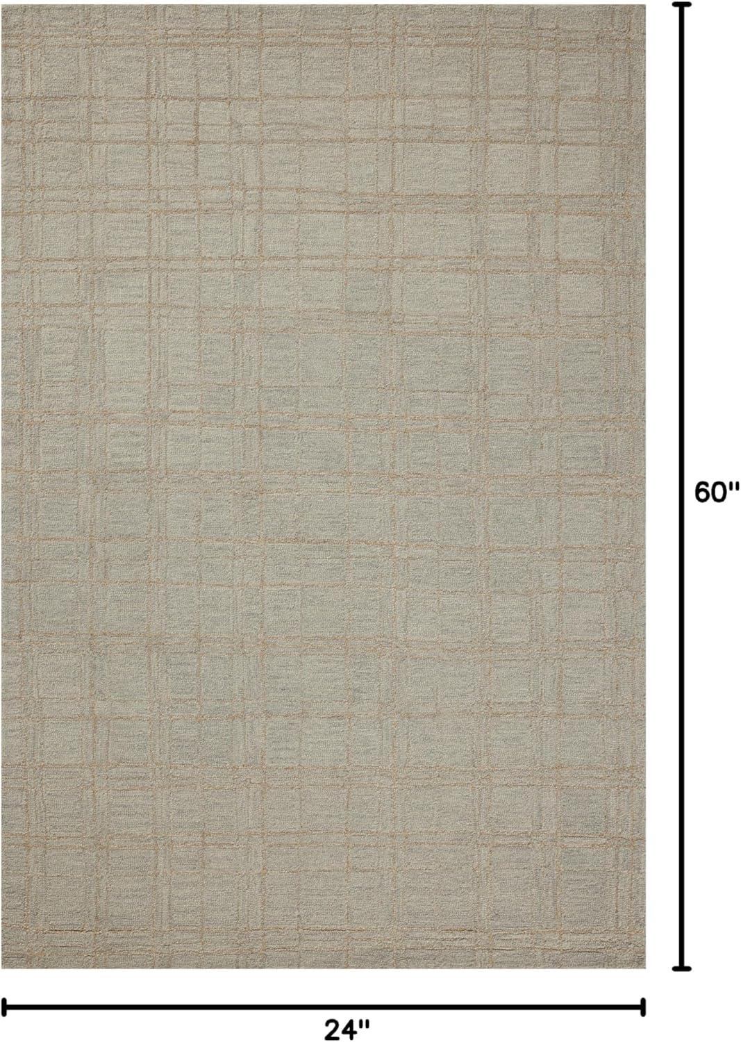 image:imageLoloi Chris Loves Julia Polly 23 x 39 Accent Rug in IvoryNatural Large Neutral Area Rug Unique Patterned Rug for Living Room Bedroom Dining Area Home OfficeFog Wheat