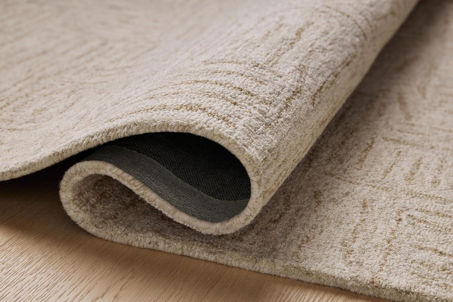 image:imageLoloi Chris Loves Julia Polly 23 x 39 Accent Rug in IvoryNatural Large Neutral Area Rug Unique Patterned Rug for Living Room Bedroom Dining Area Home OfficeSmoke Sand