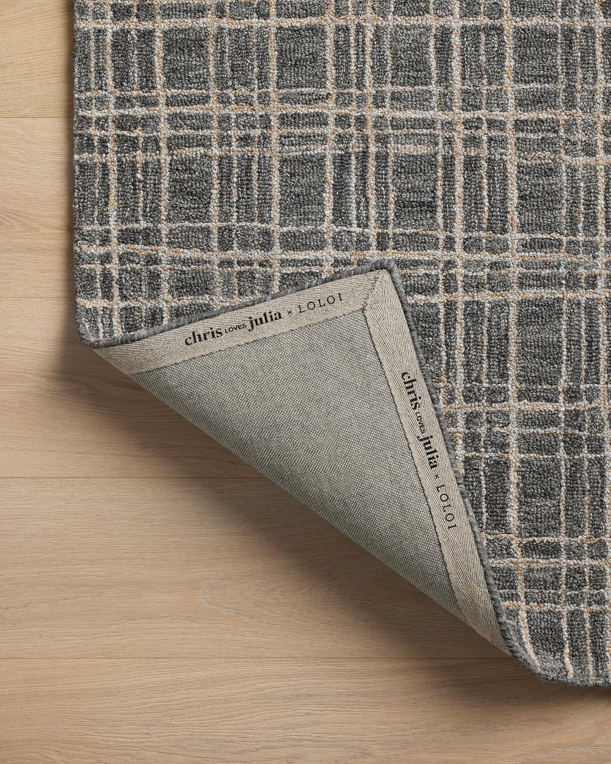 image:imageLoloi Chris Loves Julia Polly 23 x 39 Accent Rug in IvoryNatural Large Neutral Area Rug Unique Patterned Rug for Living Room Bedroom Dining Area Home OfficeGraphite Pebble