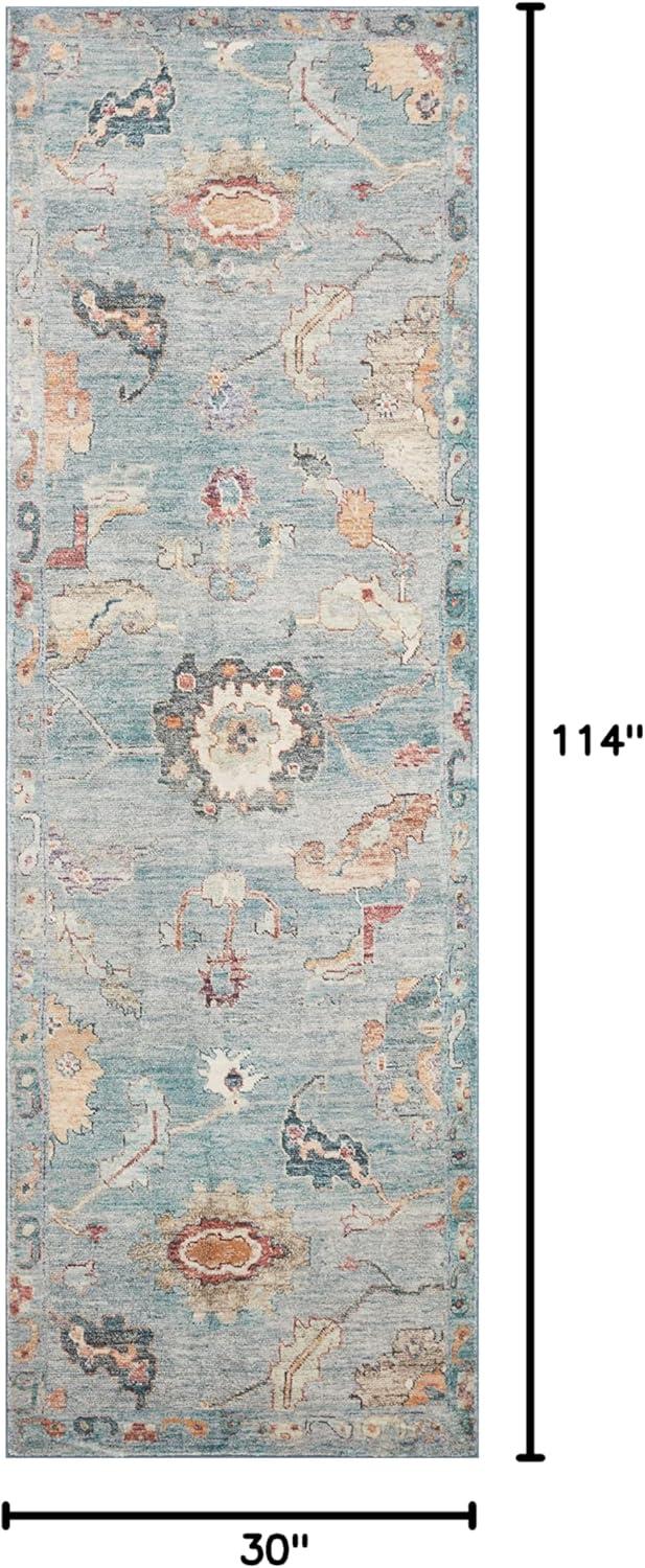 image:imageLoloi Margot Collection MAT04 AntiqueSage 36 x 56 Accent Rug feat CloudPile NoShed Easy Clean Large Patterned Area Rug for Living Room Bedroom Dining AreaDenim Multi