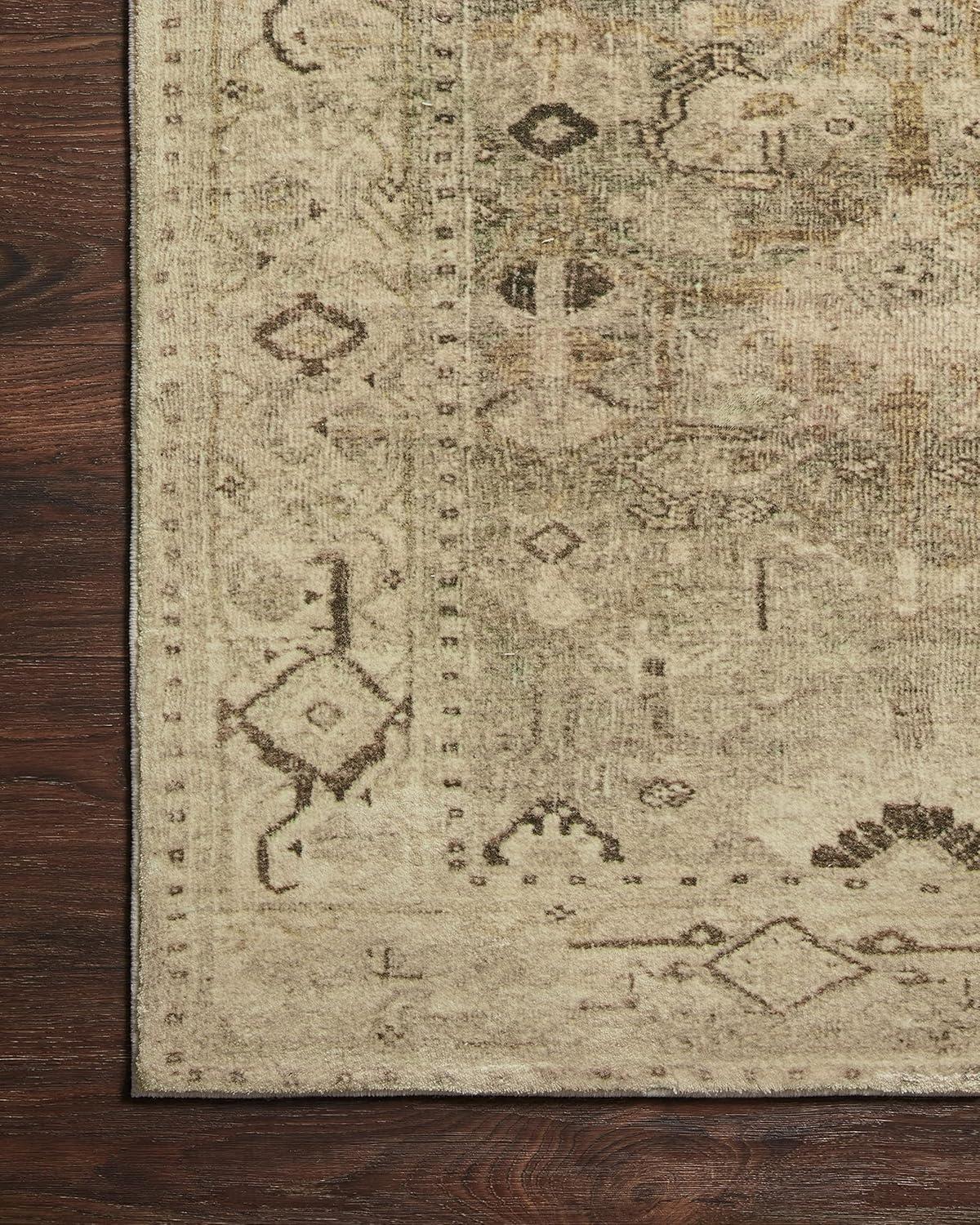 image:imageLoloi Margot Collection MAT04 AntiqueSage 36 x 56 Accent Rug feat CloudPile NoShed Easy Clean Large Patterned Area Rug for Living Room Bedroom Dining AreaAntique Green