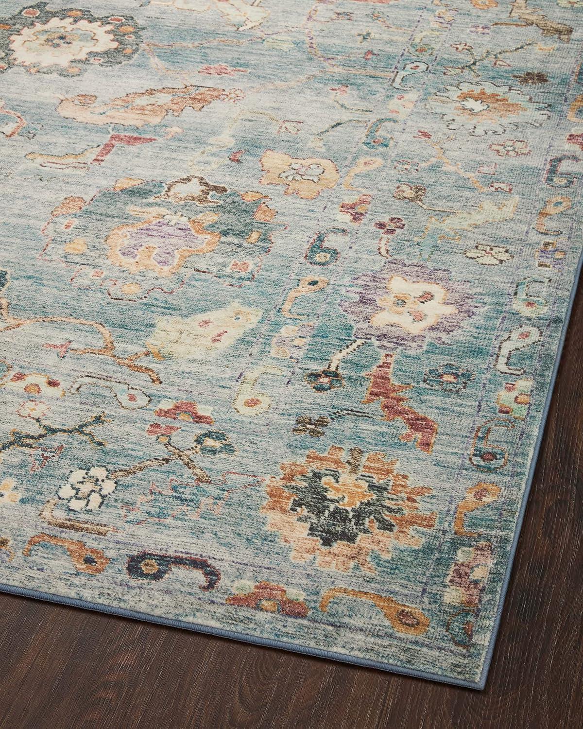 image:imageLoloi Margot Collection MAT04 AntiqueSage 36 x 56 Accent Rug feat CloudPile NoShed Easy Clean Large Patterned Area Rug for Living Room Bedroom Dining AreaDenim Multi