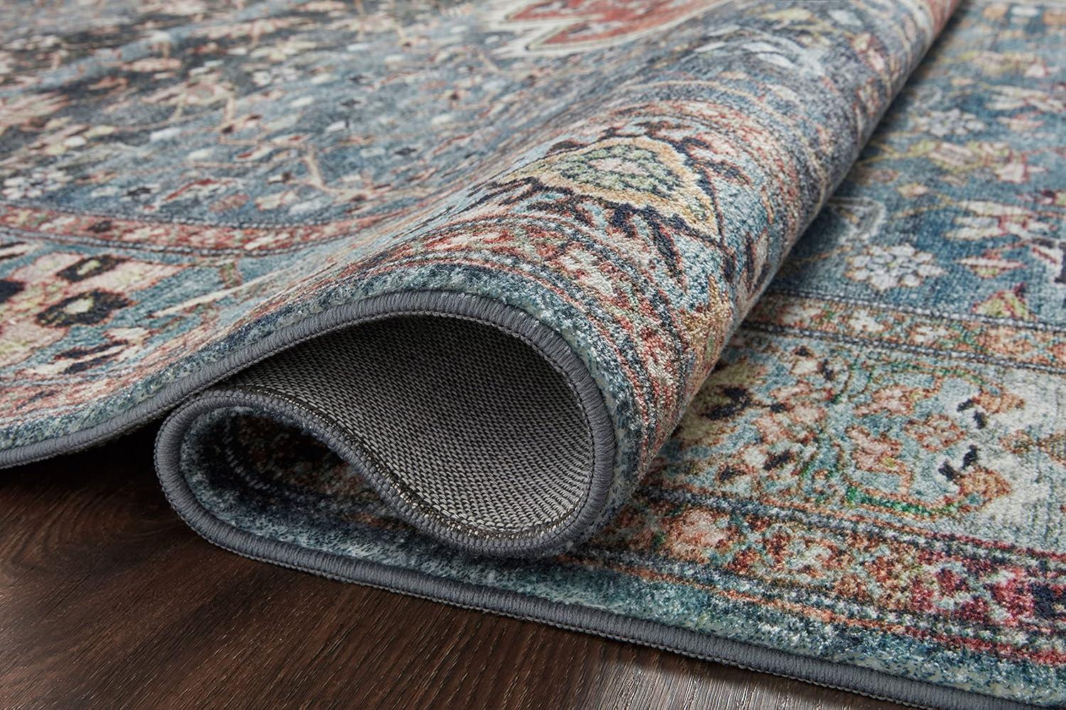 image:imageLoloi Margot Collection MAT04 AntiqueSage 36 x 56 Accent Rug feat CloudPile NoShed Easy Clean Large Patterned Area Rug for Living Room Bedroom Dining AreaOcean Brick