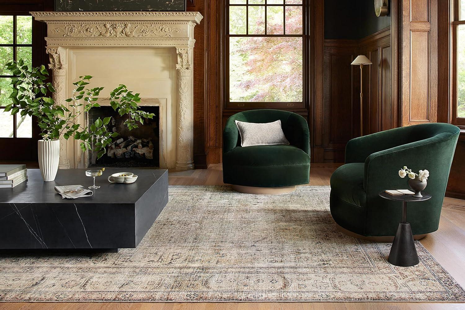 image:imageLoloi Margot Collection MAT04 AntiqueSage 36 x 56 Accent Rug feat CloudPile NoShed Easy Clean Large Patterned Area Rug for Living Room Bedroom Dining AreaAntique Sage