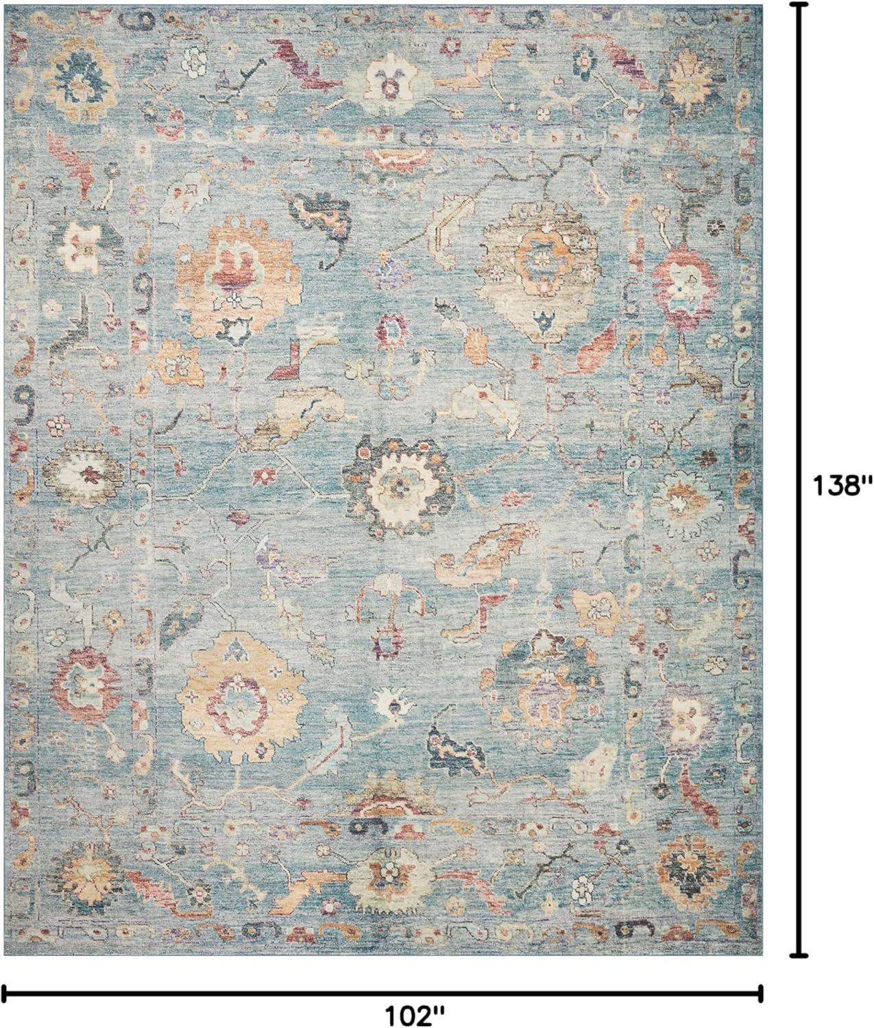 image:imageLoloi Margot Collection MAT04 AntiqueSage 36 x 56 Accent Rug feat CloudPile NoShed Easy Clean Large Patterned Area Rug for Living Room Bedroom Dining AreaDenim Multi