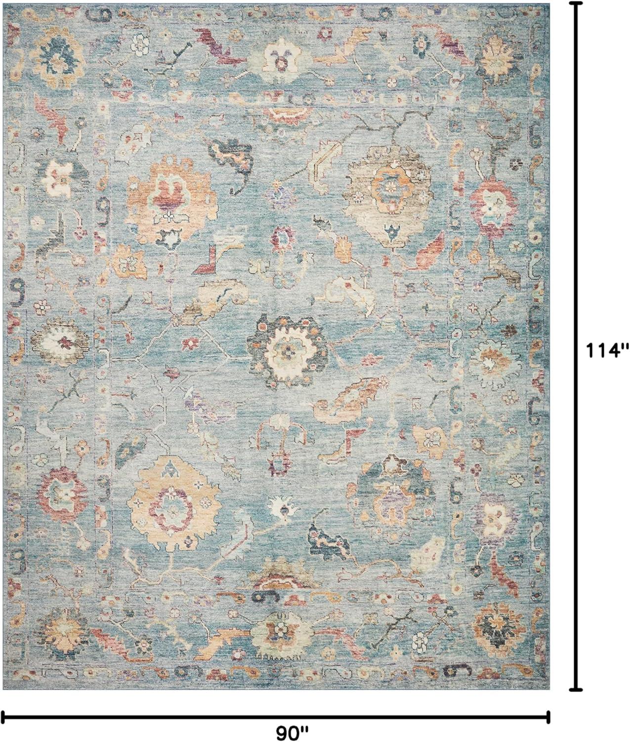 image:imageLoloi Margot Collection MAT04 AntiqueSage 36 x 56 Accent Rug feat CloudPile NoShed Easy Clean Large Patterned Area Rug for Living Room Bedroom Dining AreaDenim Multi