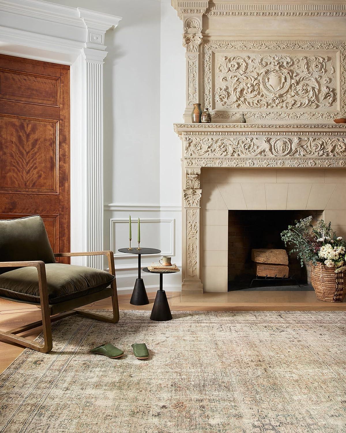 image:imageLoloi Margot Collection MAT04 AntiqueSage 36 x 56 Accent Rug feat CloudPile NoShed Easy Clean Large Patterned Area Rug for Living Room Bedroom Dining AreaAntique Sage