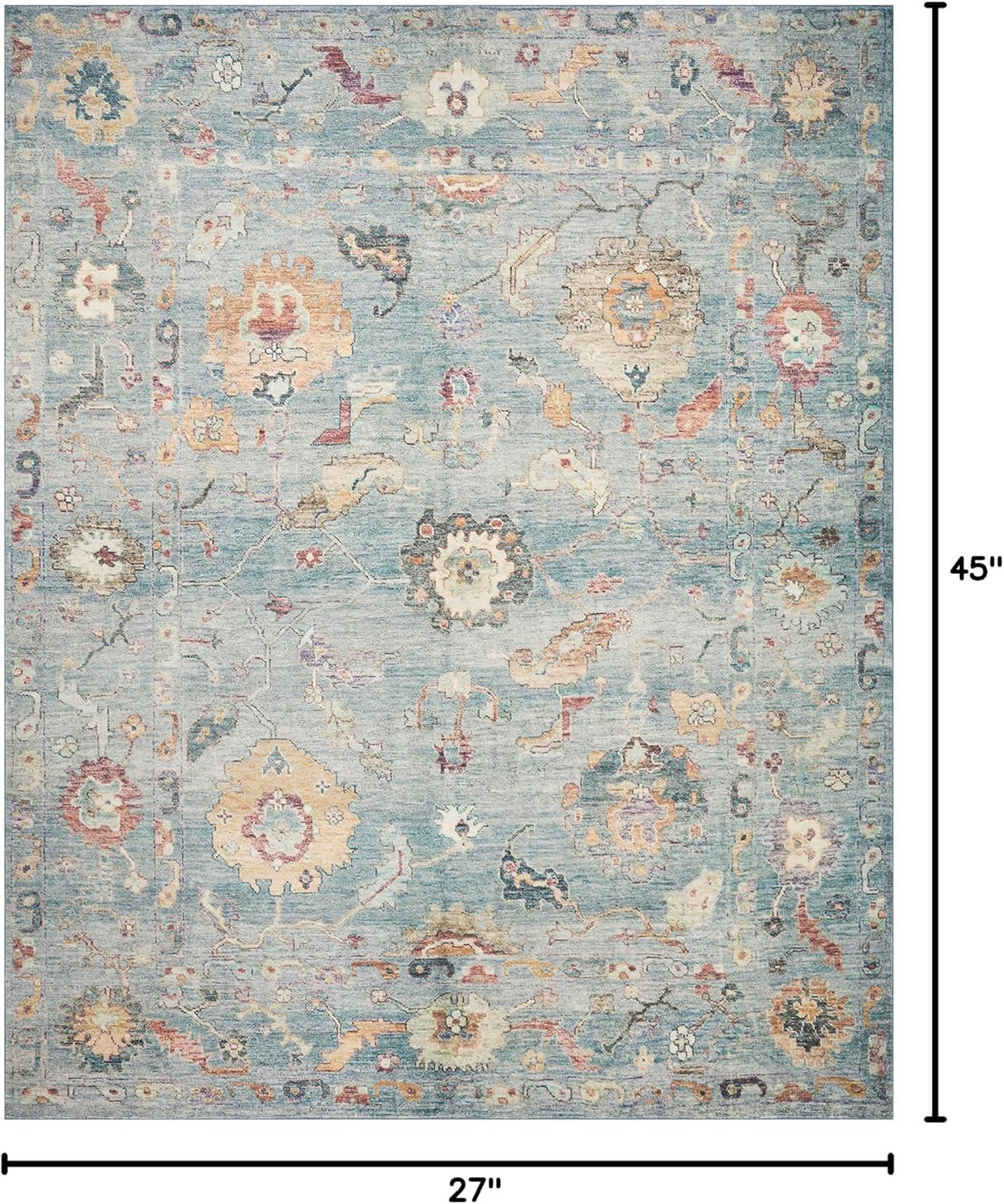 image:imageLoloi Margot Collection MAT04 AntiqueSage 36 x 56 Accent Rug feat CloudPile NoShed Easy Clean Large Patterned Area Rug for Living Room Bedroom Dining AreaDenim Multi