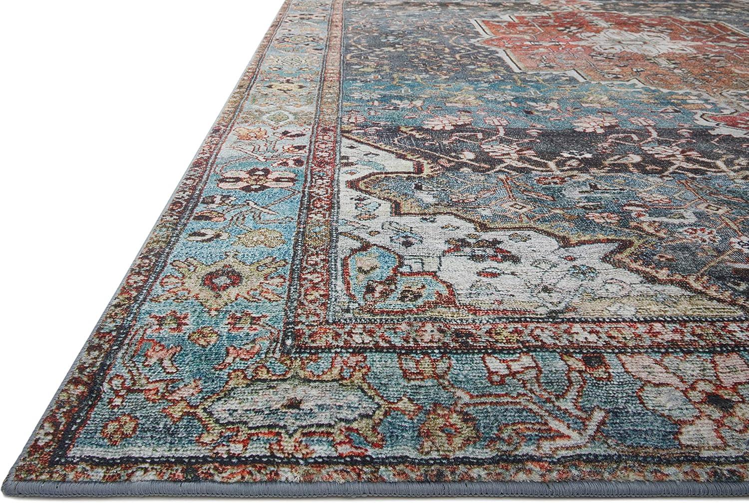 image:imageLoloi Margot Collection MAT04 AntiqueSage 36 x 56 Accent Rug feat CloudPile NoShed Easy Clean Large Patterned Area Rug for Living Room Bedroom Dining AreaOcean Brick