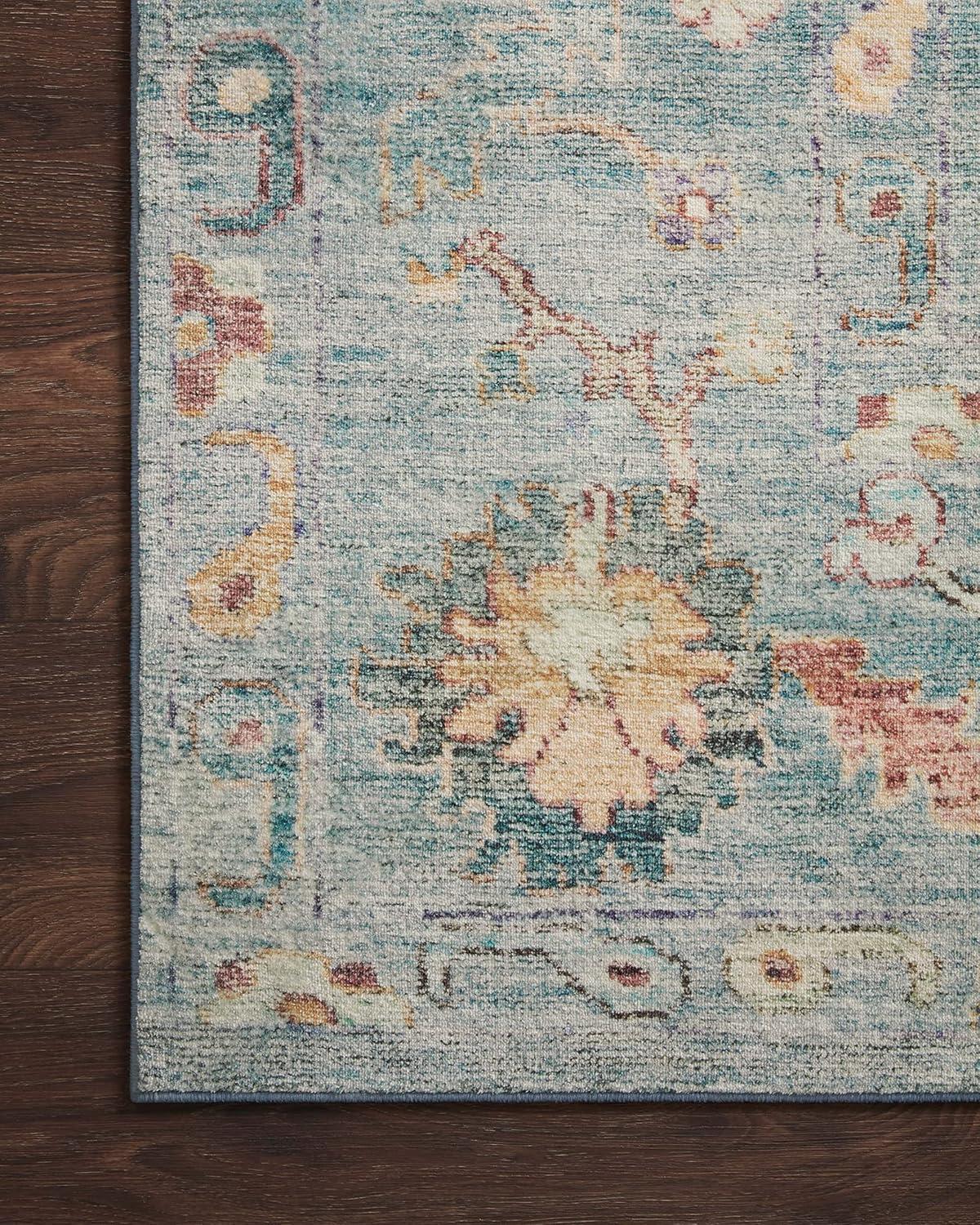 image:imageLoloi Margot Collection MAT04 AntiqueSage 36 x 56 Accent Rug feat CloudPile NoShed Easy Clean Large Patterned Area Rug for Living Room Bedroom Dining AreaDenim Multi