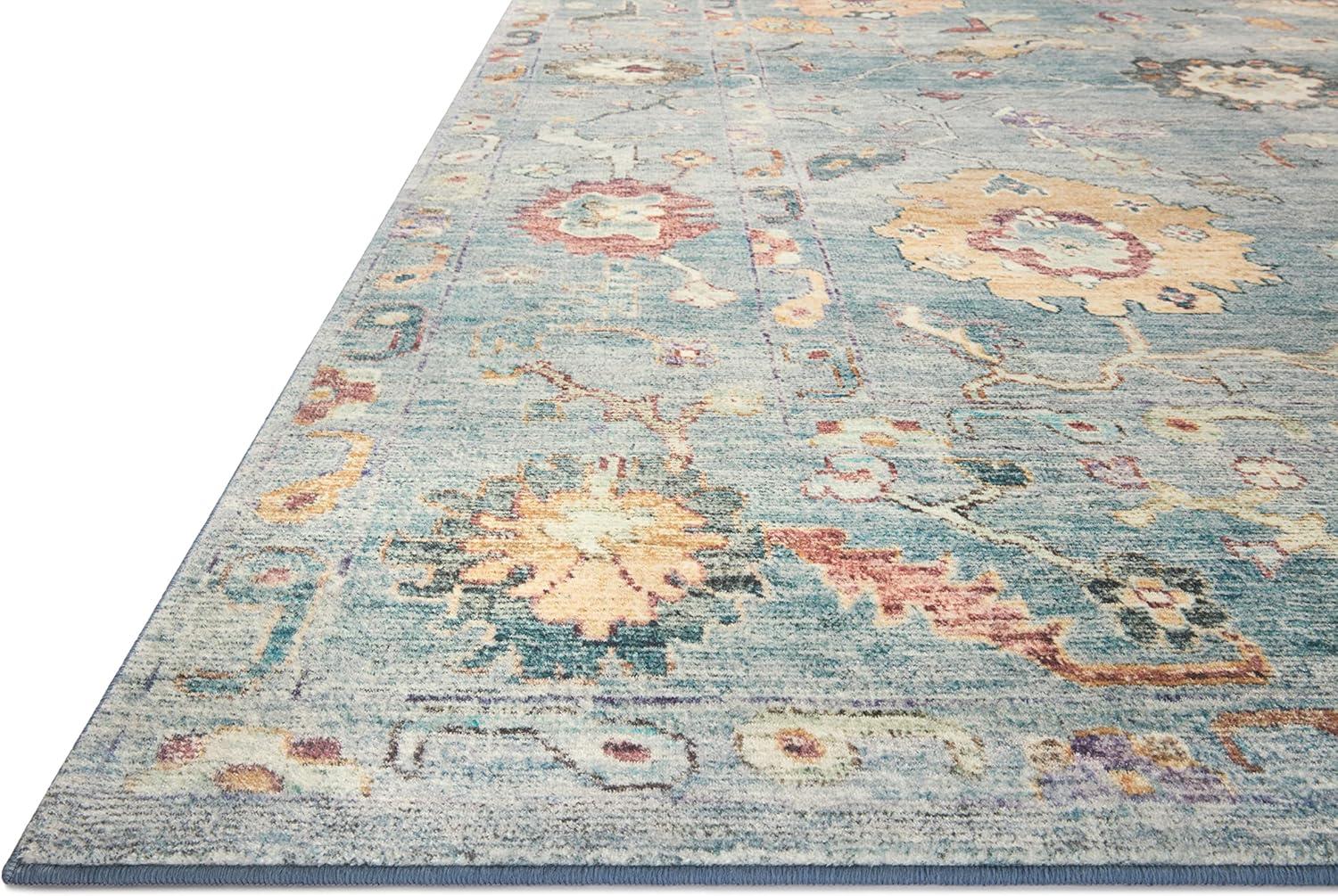 image:imageLoloi Margot Collection MAT04 AntiqueSage 36 x 56 Accent Rug feat CloudPile NoShed Easy Clean Large Patterned Area Rug for Living Room Bedroom Dining AreaDenim Multi
