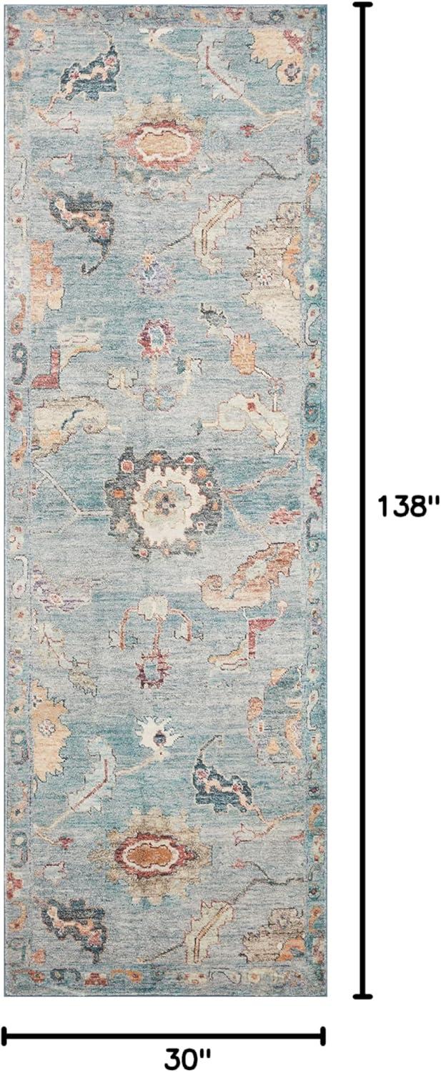 image:imageLoloi Margot Collection MAT04 AntiqueSage 36 x 56 Accent Rug feat CloudPile NoShed Easy Clean Large Patterned Area Rug for Living Room Bedroom Dining AreaDenim Multi