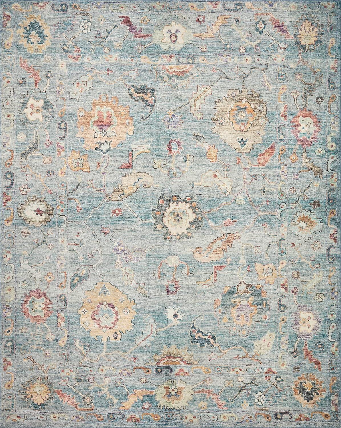 image:imageLoloi Margot Collection MAT04 AntiqueSage 36 x 56 Accent Rug feat CloudPile NoShed Easy Clean Large Patterned Area Rug for Living Room Bedroom Dining AreaDenim Multi