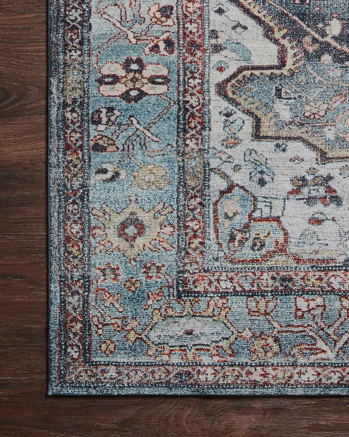 image:imageLoloi Margot Collection MAT04 AntiqueSage 36 x 56 Accent Rug feat CloudPile NoShed Easy Clean Large Patterned Area Rug for Living Room Bedroom Dining AreaOcean Brick