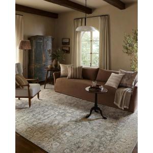 Loloi Amber Lewis Honora Collection HON-02 Slate/Beige 11′-6″ x 15′-6″ Area Rug(Slate / Beige)