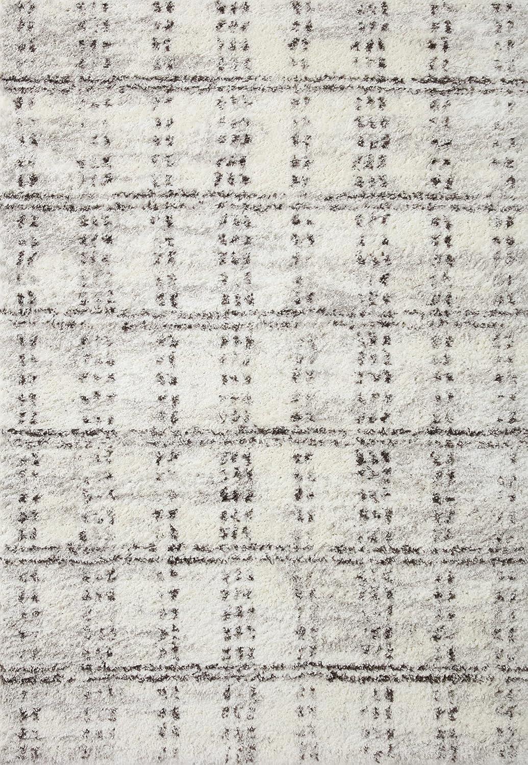 image:imageLoloi Bliss Shag Collection BLS05 GreyWhite 311 x 6 Runner RugCream Grey