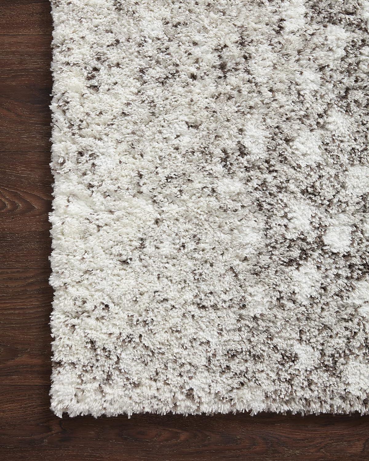 image:imageLoloi Bliss Shag Collection BLS05 GreyWhite 311 x 6 Runner RugGrey White