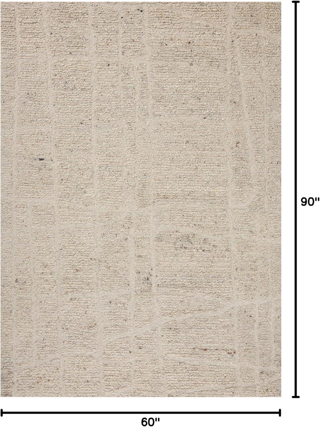 image:imageLoloi Magnolia Home by Joanna Gaines Jones Collection JON02 NaturalOatmeal 86 x 116 Area RugOatmeal