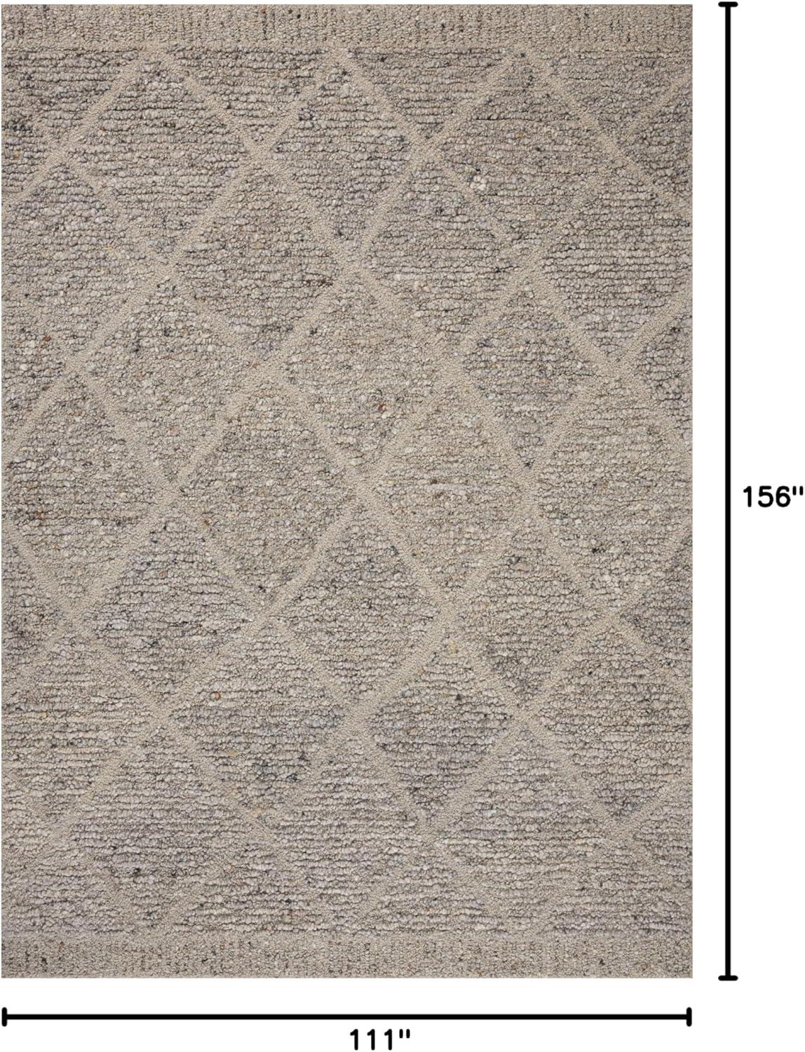 image:imageLoloi Magnolia Home by Joanna Gaines Jones Collection JON02 NaturalOatmeal 86 x 116 Area RugPebble