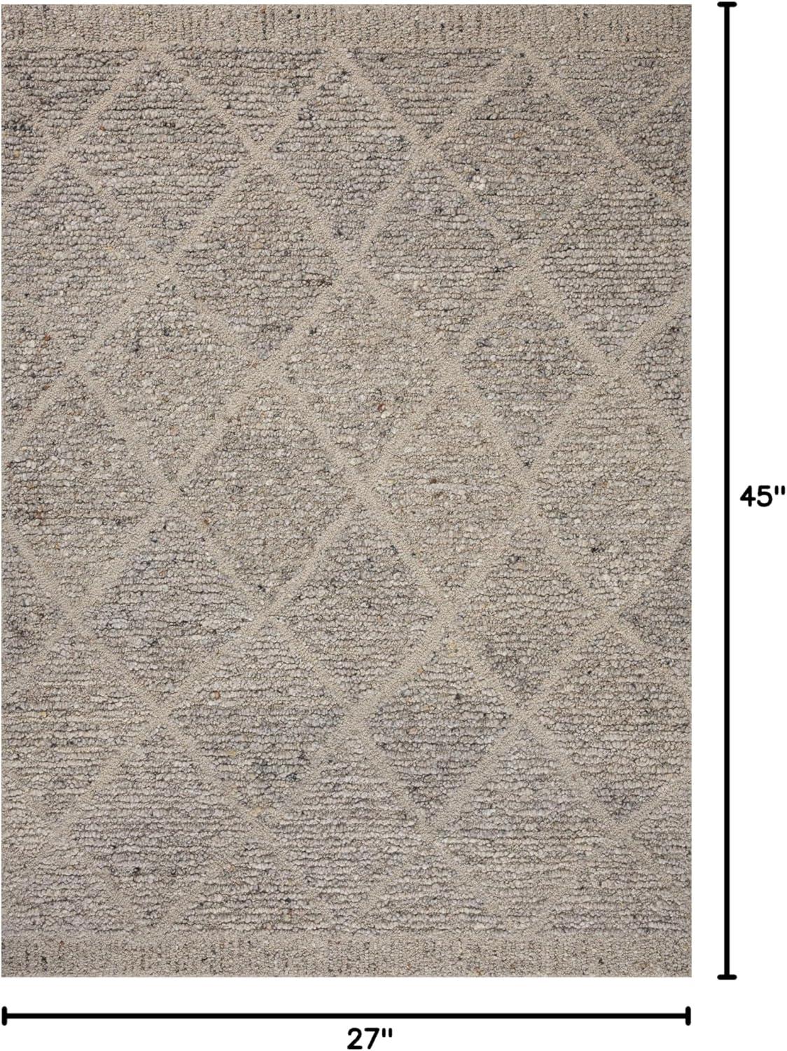 image:imageLoloi Magnolia Home by Joanna Gaines Jones Collection JON02 NaturalOatmeal 86 x 116 Area RugPebble