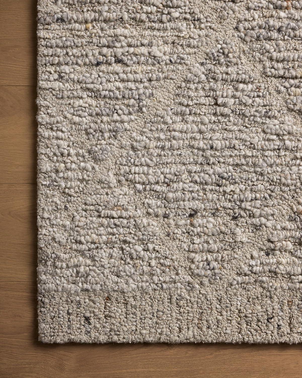 image:imageLoloi Magnolia Home by Joanna Gaines Jones Collection JON02 NaturalOatmeal 86 x 116 Area RugPebble