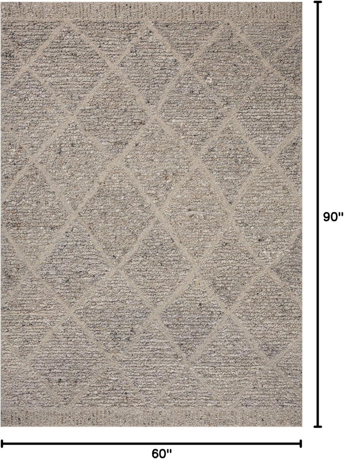 image:imageLoloi Magnolia Home by Joanna Gaines Jones Collection JON02 NaturalOatmeal 86 x 116 Area RugPebble