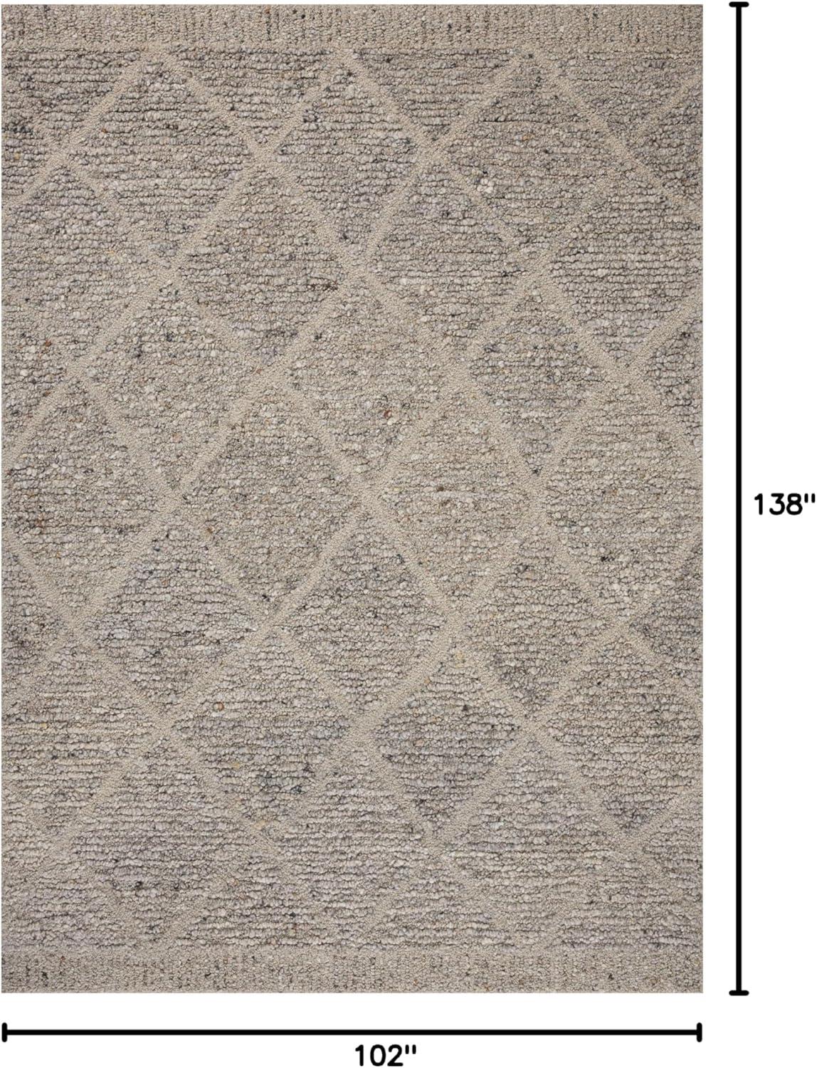 image:imageLoloi Magnolia Home by Joanna Gaines Jones Collection JON02 NaturalOatmeal 86 x 116 Area RugPebble