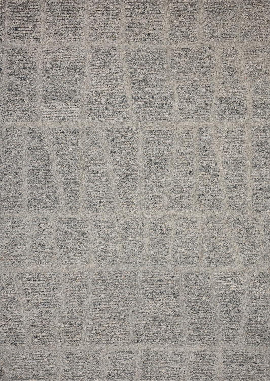 image:imageLoloi Magnolia Home by Joanna Gaines Jones Collection JON02 NaturalOatmeal 86 x 116 Area RugSlate